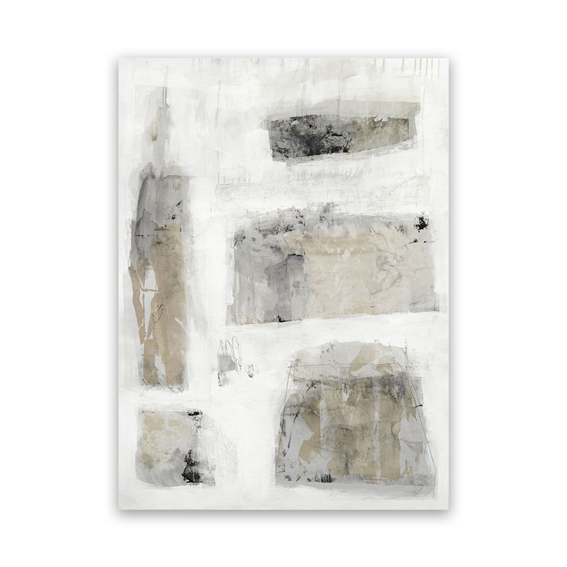 Shop A Simple Love Canvas Art Print-Abstract, Grey, Neutrals, Portrait, Rectangle, View All-framed wall decor artwork