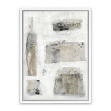 Shop A Simple Love Canvas Art Print-Abstract, Grey, Neutrals, Portrait, Rectangle, View All-framed wall decor artwork