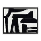 Shop Prosperous Elements I Canvas Art Print-Abstract, Black, Horizontal, Landscape, Rectangle, View All-framed wall decor artwork