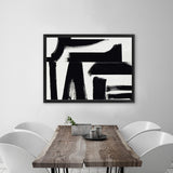 Shop Prosperous Elements I Canvas Art Print-Abstract, Black, Horizontal, Landscape, Rectangle, View All-framed wall decor artwork