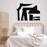 Shop Prosperous Elements I Canvas Art Print-Abstract, Black, Horizontal, Landscape, Rectangle, View All-framed wall decor artwork