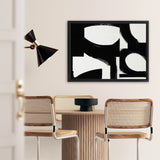 Shop Prosperous Elements II Canvas Art Print-Abstract, Black, Horizontal, Landscape, Rectangle, View All-framed wall decor artwork