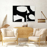 Shop Prosperous Elements II Canvas Art Print-Abstract, Black, Horizontal, Landscape, Rectangle, View All-framed wall decor artwork