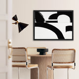 Shop Prosperous Elements III Canvas Art Print-Abstract, Black, Horizontal, Landscape, Rectangle, View All, White-framed wall decor artwork