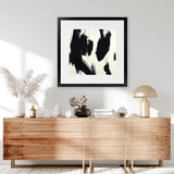 Shop Divine Suggestion (Square) Art Print-Abstract, Black, Square, View All-framed painted poster wall decor artwork