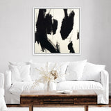 Shop Divine Suggestion (Square) Canvas Art Print-Abstract, Black, Square, View All-framed wall decor artwork