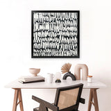 Shop Night & Day (Square) Art Print-Abstract, Black, Square, View All-framed painted poster wall decor artwork