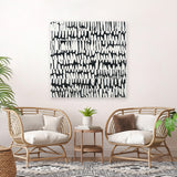 Shop Night & Day (Square) Canvas Art Print-Abstract, Black, Square, View All-framed wall decor artwork