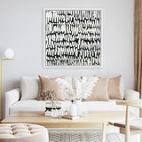 Shop Night & Day (Square) Canvas Art Print-Abstract, Black, Square, View All-framed wall decor artwork