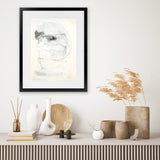 Shop Black & White I Art Print-Abstract, Portrait, Rectangle, View All, White-framed painted poster wall decor artwork