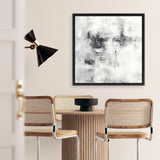 Shop Lighthouse (Square) Canvas Art Print-Abstract, Black, Square, View All, White-framed wall decor artwork