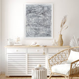 Shop Graffi Art Print-Abstract, Grey, Portrait, Rectangle, View All-framed painted poster wall decor artwork