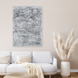 Shop Graffi Canvas Art Print-Abstract, Grey, Portrait, Rectangle, View All-framed wall decor artwork