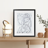 Shop Suspended Time Art Print-Abstract, Neutrals, Portrait, Rectangle, View All-framed painted poster wall decor artwork