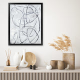 Shop Suspended Time Art Print-Abstract, Neutrals, Portrait, Rectangle, View All-framed painted poster wall decor artwork