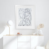 Shop Suspended Time Art Print-Abstract, Neutrals, Portrait, Rectangle, View All-framed painted poster wall decor artwork