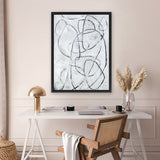 Shop Suspended Time Canvas Art Print-Abstract, Neutrals, Portrait, Rectangle, View All-framed wall decor artwork