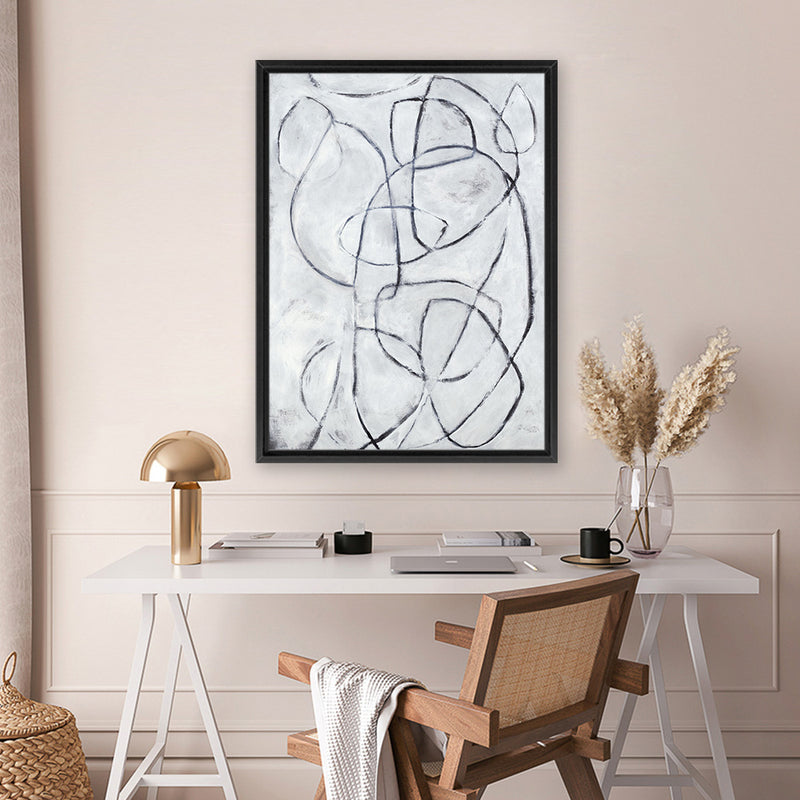 Shop Suspended Time Canvas Art Print-Abstract, Neutrals, Portrait, Rectangle, View All-framed wall decor artwork