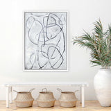 Shop Suspended Time Canvas Art Print-Abstract, Neutrals, Portrait, Rectangle, View All-framed wall decor artwork