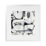 Shop Shadow Noir (Square) Art Print-Abstract, Black, Neutrals, Square, View All, White-framed painted poster wall decor artwork