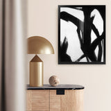Shop True Art Print-Abstract, Black, Portrait, Rectangle, View All-framed painted poster wall decor artwork