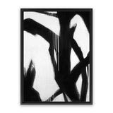Shop True Canvas Art Print-Abstract, Black, Portrait, Rectangle, View All-framed wall decor artwork