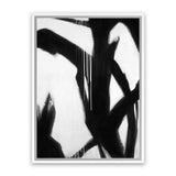 Shop True Canvas Art Print-Abstract, Black, Portrait, Rectangle, View All-framed wall decor artwork