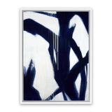 Shop True Blue Canvas Art Print-Abstract, Blue, Portrait, Rectangle, View All-framed wall decor artwork