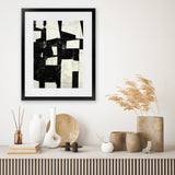 Shop Arrangement I Art Print-Abstract, Black, Neutrals, Portrait, Rectangle, View All-framed painted poster wall decor artwork