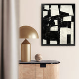Shop Arrangement I Art Print-Abstract, Black, Neutrals, Portrait, Rectangle, View All-framed painted poster wall decor artwork