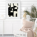 Shop Arrangement I Art Print-Abstract, Black, Neutrals, Portrait, Rectangle, View All-framed painted poster wall decor artwork