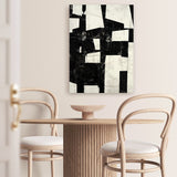Shop Arrangement I Canvas Art Print-Abstract, Black, Neutrals, Portrait, Rectangle, View All-framed wall decor artwork