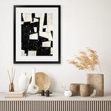 Shop Arrangement II Art Print-Abstract, Black, Neutrals, Portrait, Rectangle, View All-framed painted poster wall decor artwork