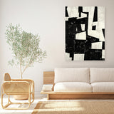 Shop Arrangement II Canvas Art Print-Abstract, Black, Neutrals, Portrait, Rectangle, View All-framed wall decor artwork