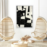 Shop Arrangement II Canvas Art Print-Abstract, Black, Neutrals, Portrait, Rectangle, View All-framed wall decor artwork