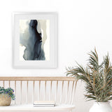 Shop The Perfect Place Art Print-Abstract, Blue, Portrait, Rectangle, View All-framed painted poster wall decor artwork