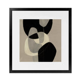 Shop Gravity III (Square) Art Print-Abstract, Black, Brown, Neutrals, Square, View All-framed painted poster wall decor artwork