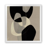 Shop Gravity III (Square) Art Print-Abstract, Black, Brown, Neutrals, Square, View All-framed painted poster wall decor artwork