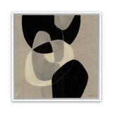 Shop Gravity III (Square) Canvas Art Print-Abstract, Black, Brown, Neutrals, Square, View All-framed wall decor artwork