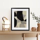 Shop Gravity IV Art Print-Abstract, Black, Neutrals, Portrait, Rectangle, View All-framed painted poster wall decor artwork