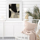 Shop Gravity IV Art Print-Abstract, Black, Neutrals, Portrait, Rectangle, View All-framed painted poster wall decor artwork