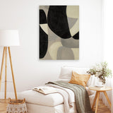 Shop Gravity IV Canvas Art Print-Abstract, Black, Neutrals, Portrait, Rectangle, View All-framed wall decor artwork