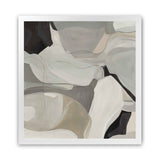 Shop Boulevard After Midnight III (Square) Art Print-Abstract, Grey, Neutrals, Square, View All-framed painted poster wall decor artwork