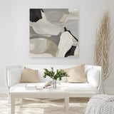 Shop Boulevard After Midnight III (Square) Canvas Art Print-Abstract, Grey, Neutrals, Square, View All-framed wall decor artwork