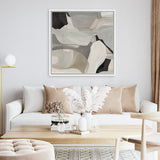 Shop Boulevard After Midnight III (Square) Canvas Art Print-Abstract, Grey, Neutrals, Square, View All-framed wall decor artwork