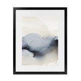 Shop Past Clouds I Blue Art Print-Abstract, Blue, Neutrals, Portrait, Rectangle, View All-framed painted poster wall decor artwork