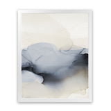 Shop Past Clouds I Blue Art Print-Abstract, Blue, Neutrals, Portrait, Rectangle, View All-framed painted poster wall decor artwork
