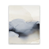 Shop Past Clouds I Blue Art Print-Abstract, Blue, Neutrals, Portrait, Rectangle, View All-framed painted poster wall decor artwork