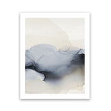 Shop Past Clouds I Blue Art Print-Abstract, Blue, Neutrals, Portrait, Rectangle, View All-framed painted poster wall decor artwork