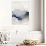 Shop Past Clouds I Blue Canvas Art Print-Abstract, Blue, Neutrals, Portrait, Rectangle, View All-framed wall decor artwork